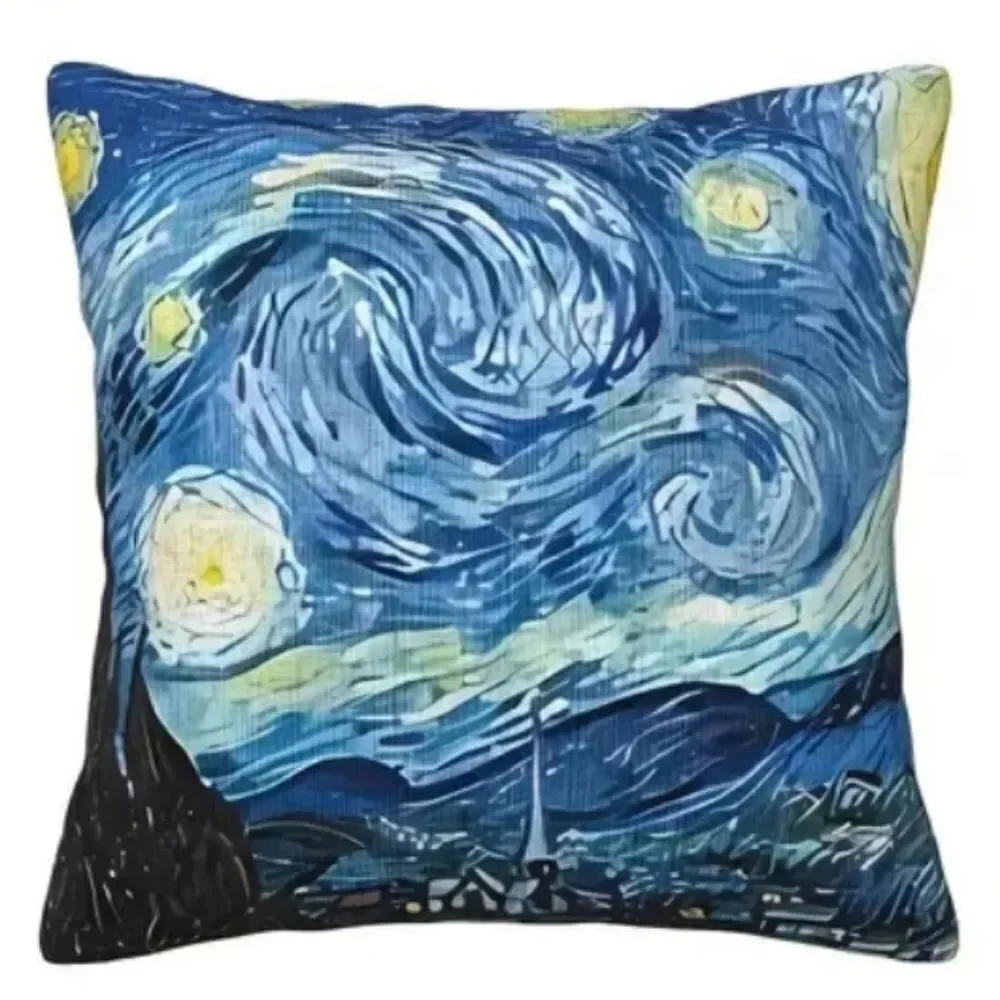 Van Gogh Art Throw Pillow Covers Set